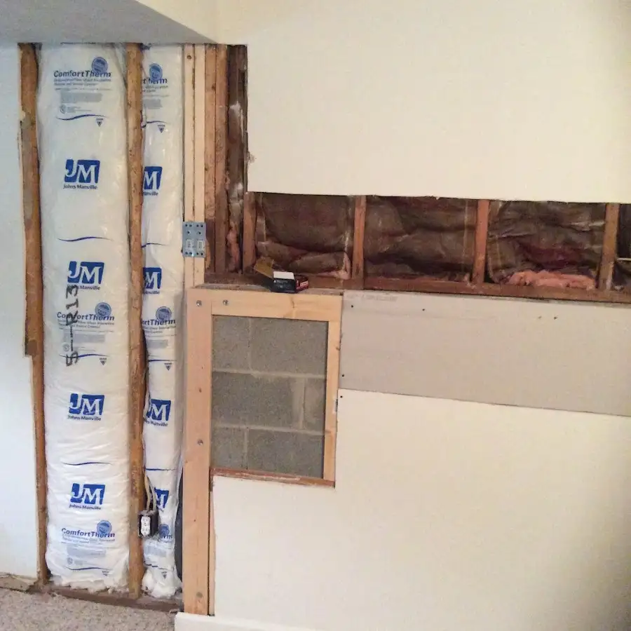 Wall insulation replacement during Odor Removal & Deodorization in Gardendale